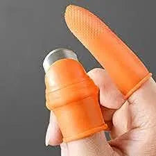 KPS Silicone Thumb Knife, Kitchen Garden Finger Cutter Tool for Quickly Cutting Vegetables Plant, (Set of 1)